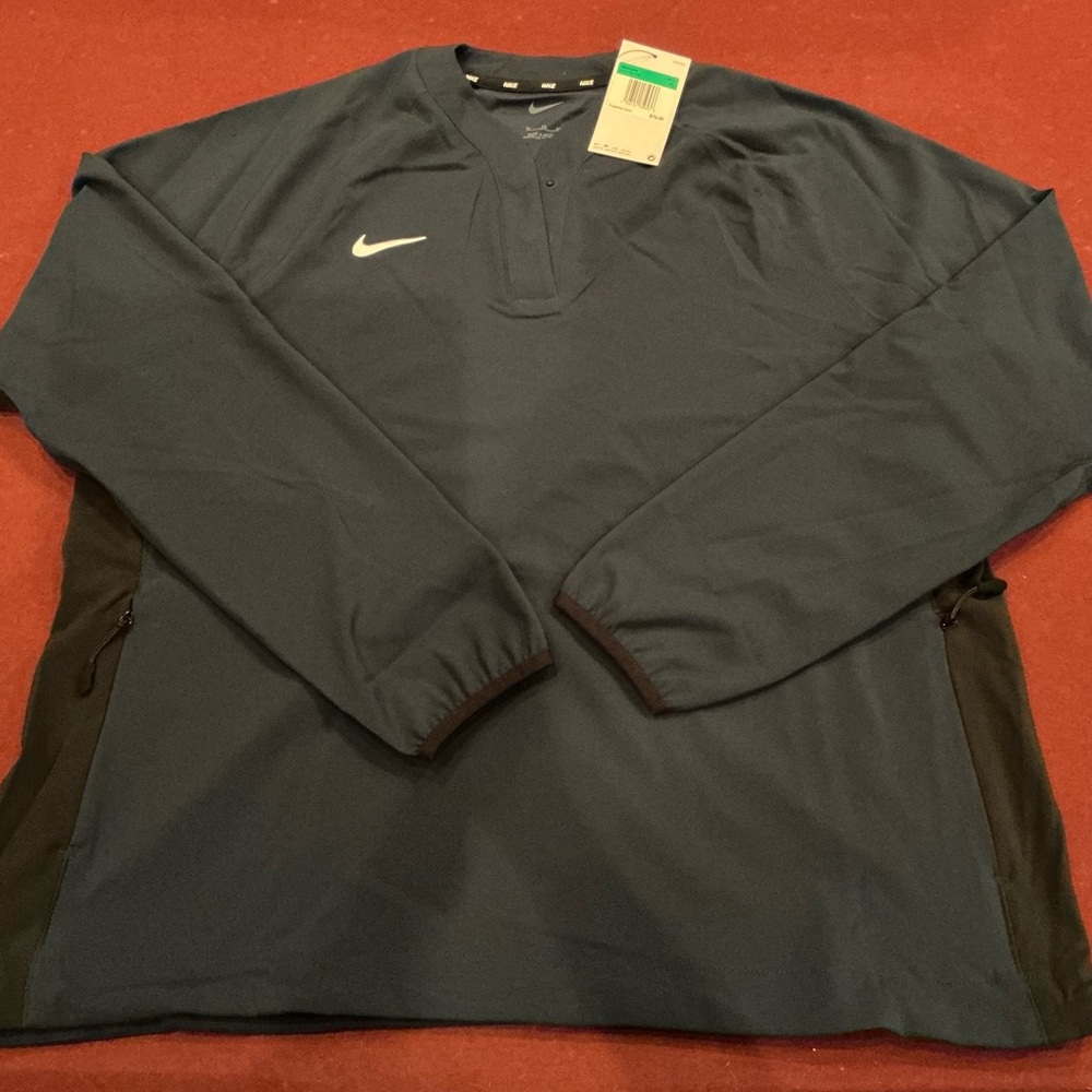 Nike Navy Women’s Pullover Softball Jacket XL. NWT
